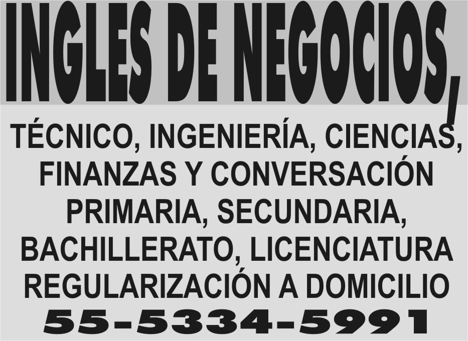 INGLES DE NEGOCIOS