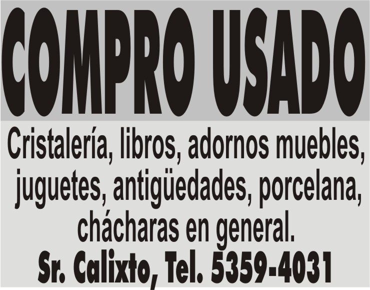 COMPRO USADO TEL.5359-4031
