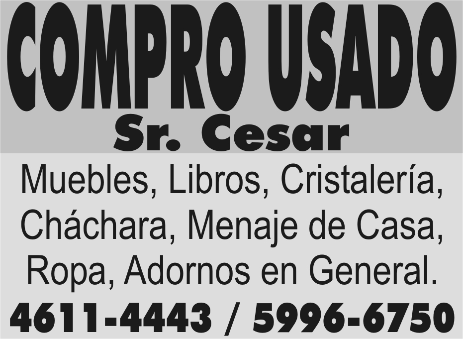 COMPRO USADO 

SR.