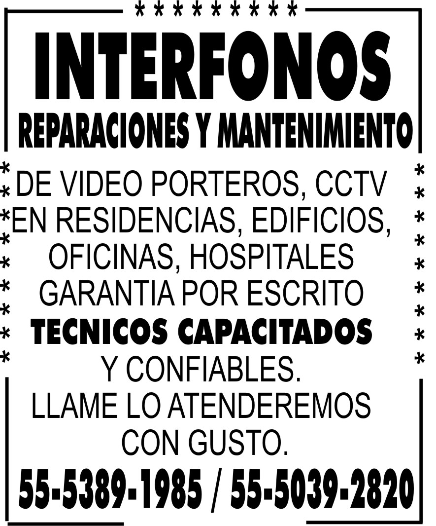 INTERFONOS 55-5389-1985 /