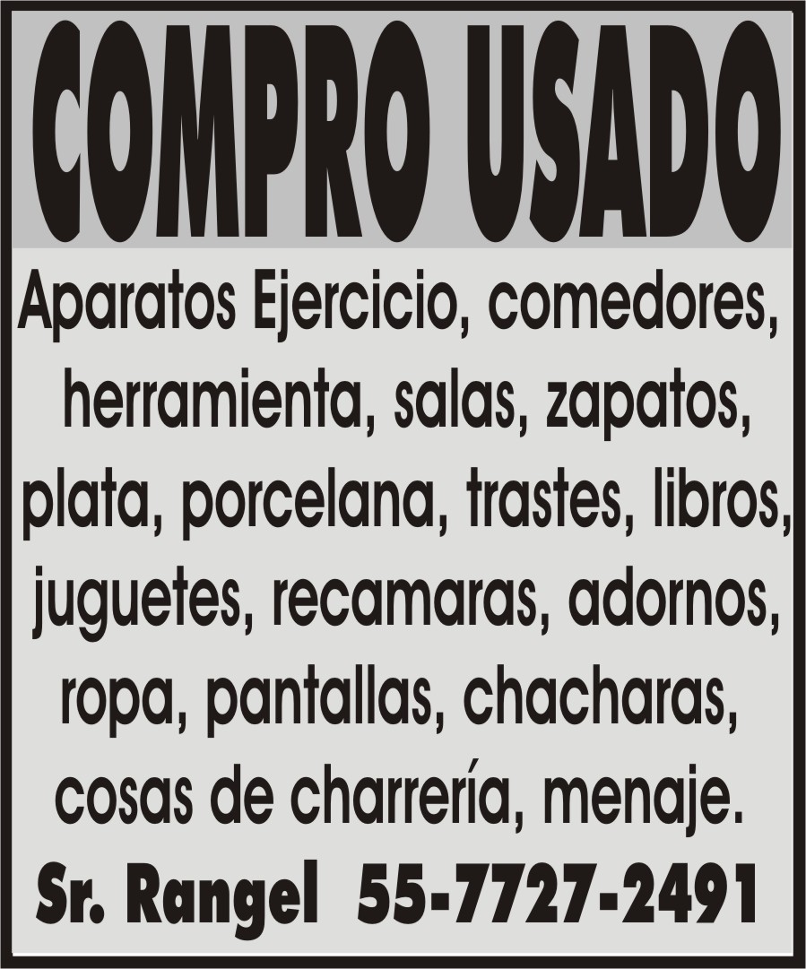 COMPRO USADO&NBSP;

APARATOS EJERCICIO