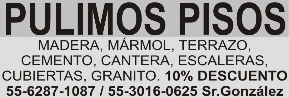 PULIMOS PISOS

MADERA &NBSP;M&AACUTE;RMOL