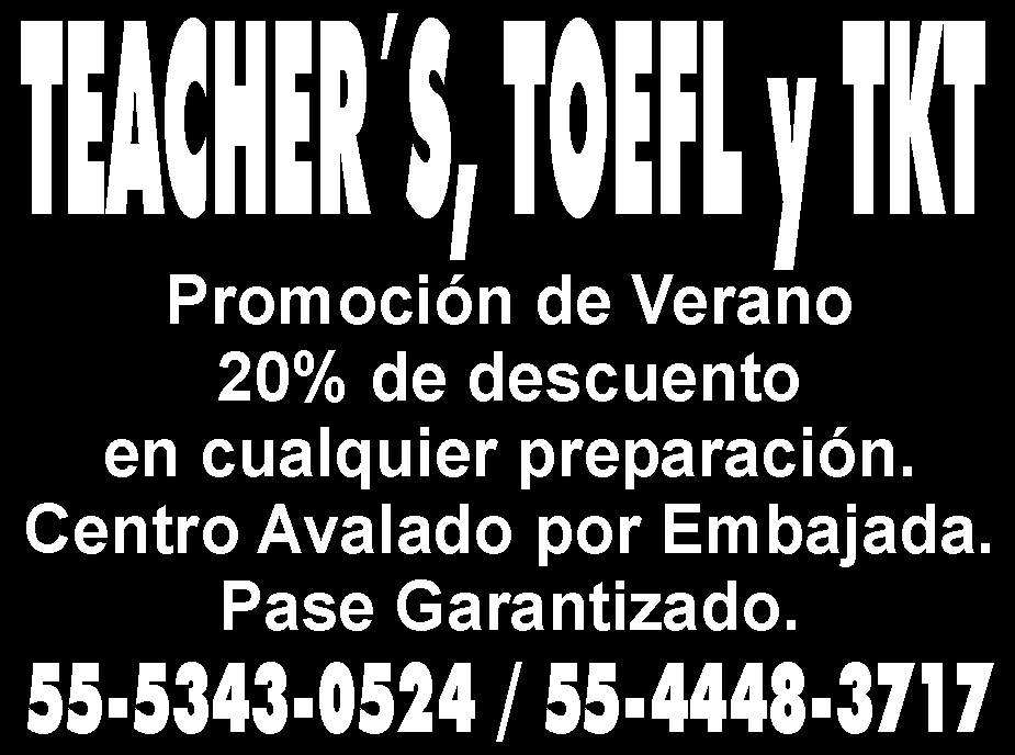 TEACHER&ACUTE;S  TOEFL