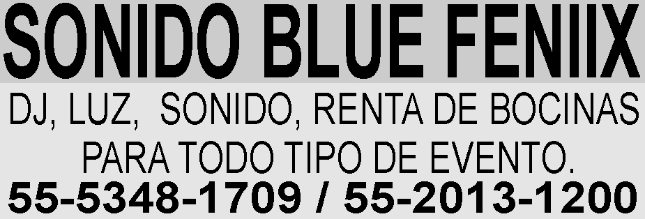 SONIDO BLUE FENIIX

DJ
