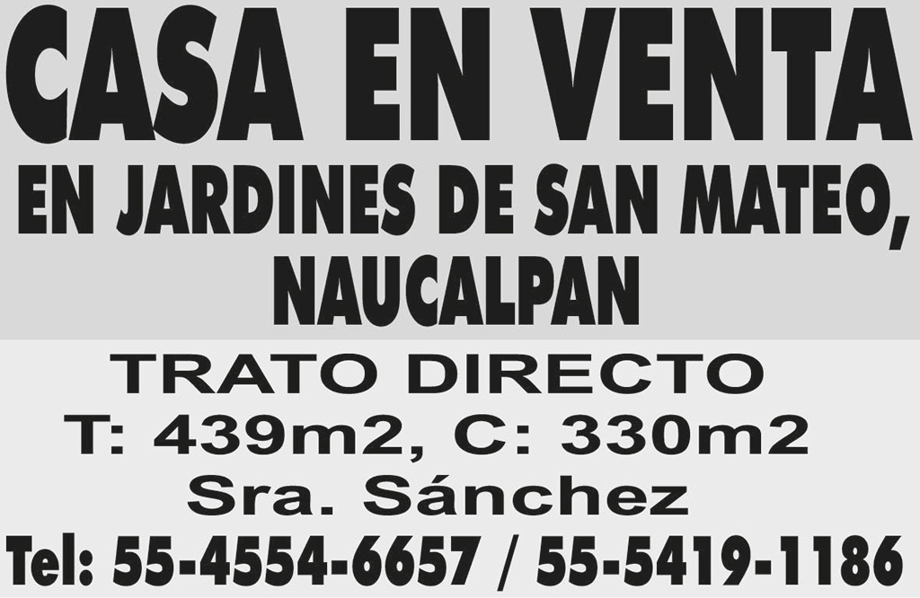 CASA EN VENTA