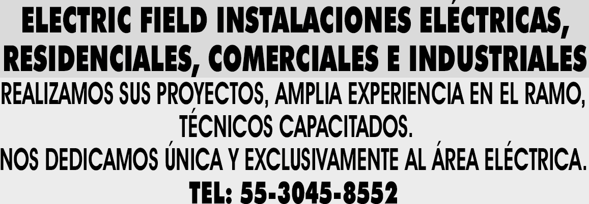 ELECTRIC FIELD INSTALACIONES