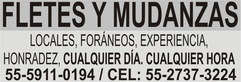 FLETES Y MUDANZAS&NBSP;

LOCALES