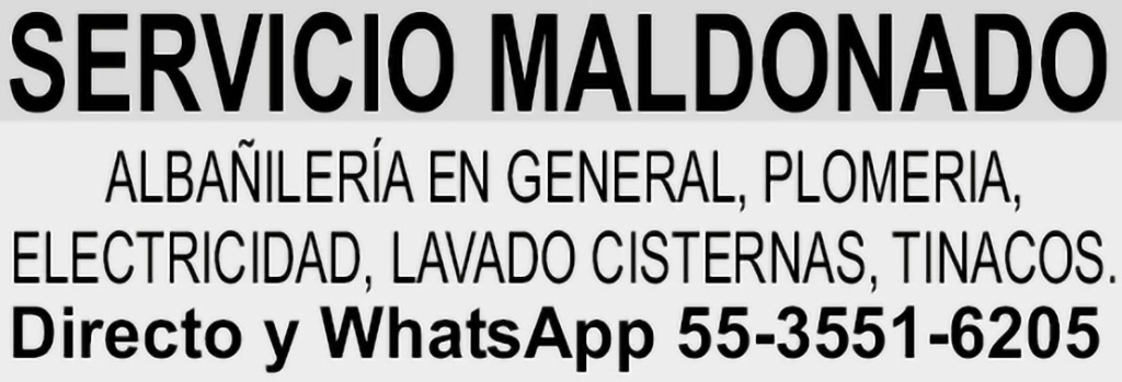 SERVICIO MALDONADO&NBSP;

ALBA&NTILDE;ILER&IACUTE;A EN
