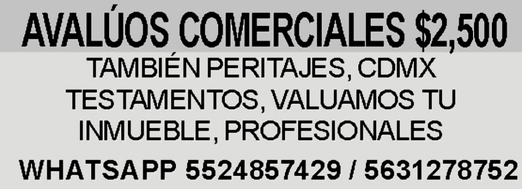 ?AVAL?OS COMERCIALES $2