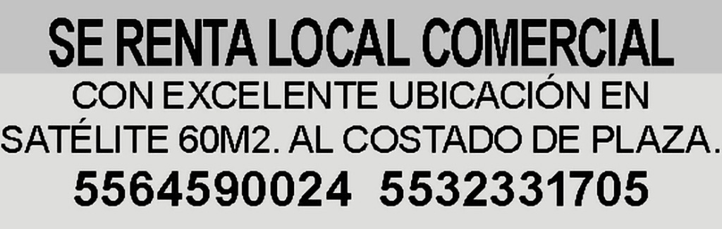 SE RENTA?LOCAL?COMERCIALCON EXCELENTE