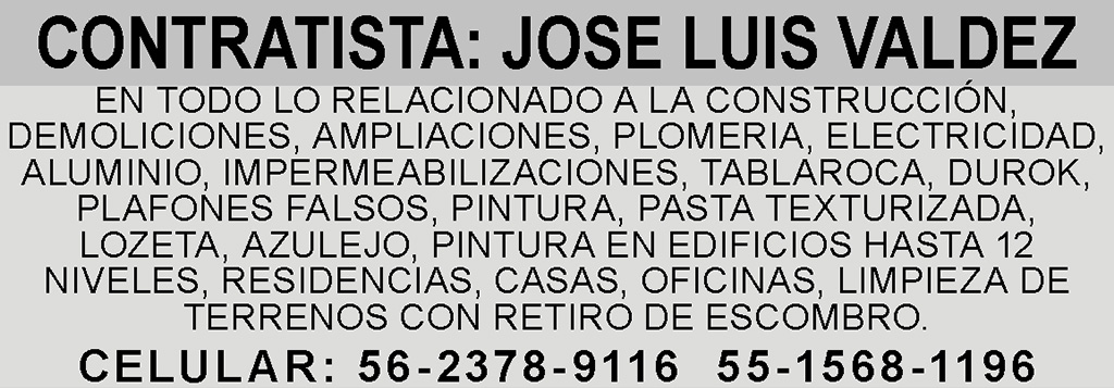 CONTRATISTA: JOSE LUIS