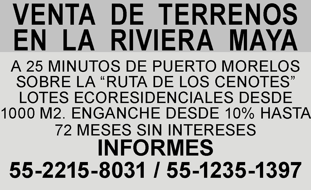 VENTA DE TERRENOS
