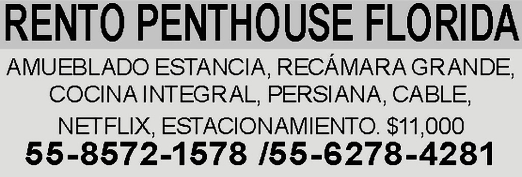 RENTO PENTHOUSE FLORIDA