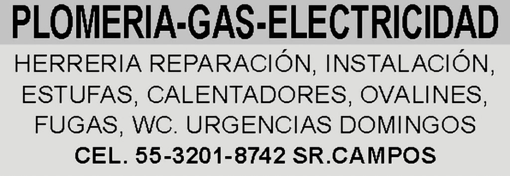 PLOMERIA-GAS-ELECTRICIDAD-HERRERIAREPARACI?N  INSTALACI?N