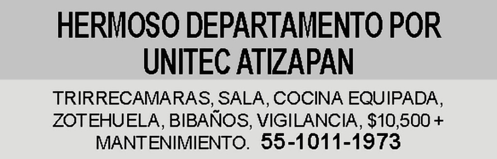HERMOSO DEPARTAMENTO POR