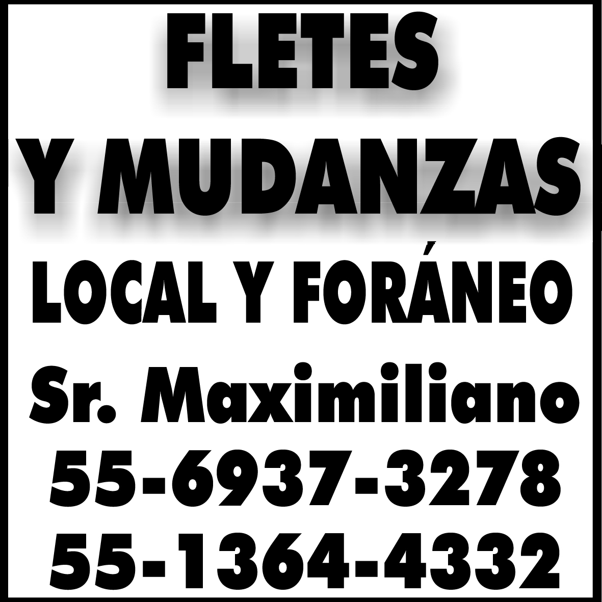 FLETES Y MUDANZASLOCAL