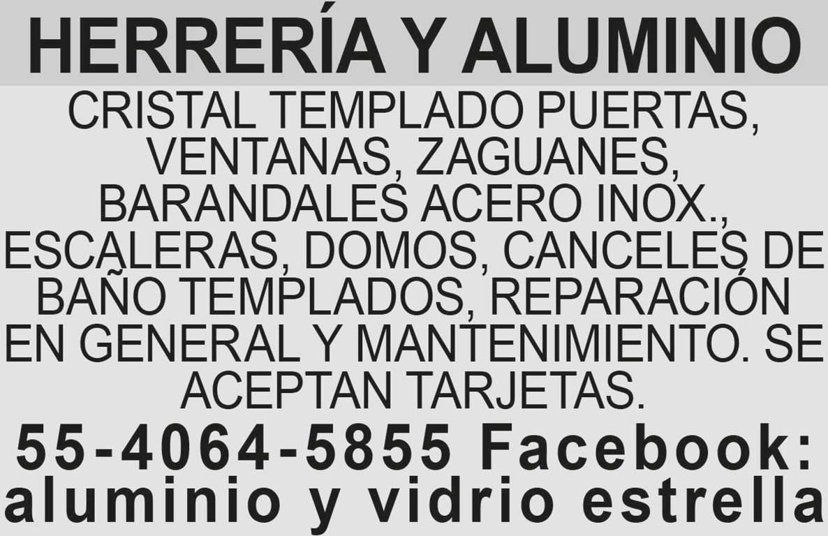 HERRER?A Y ALUMINIOCRISTAL