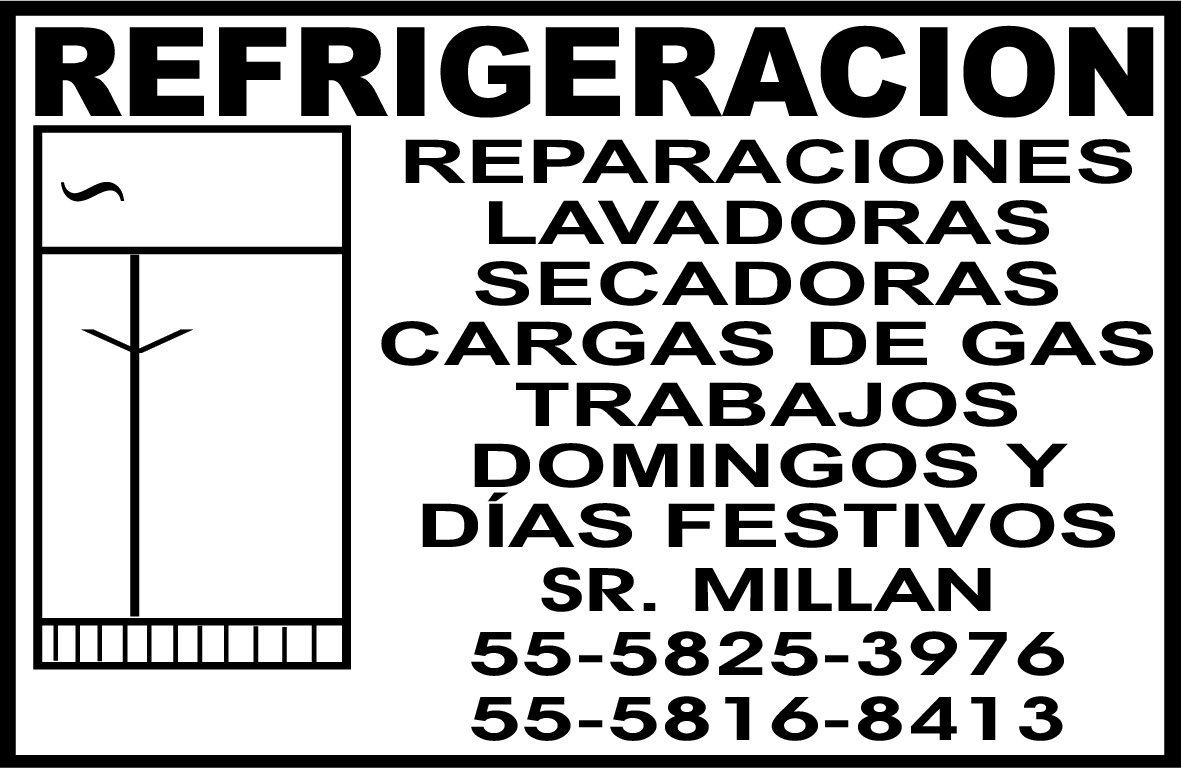 REFRIGERACI?N 58253976 SR.
