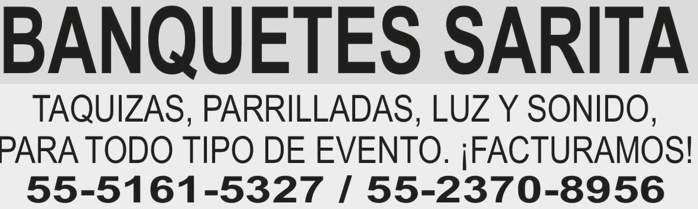 BANQUETES?SARITATAQUIZAS ?PARRILLADAS 