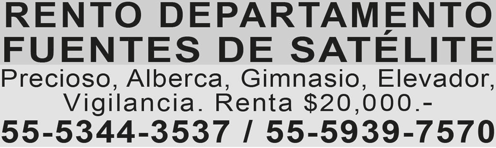 RENTO DEPARTAMENTO FUENTES