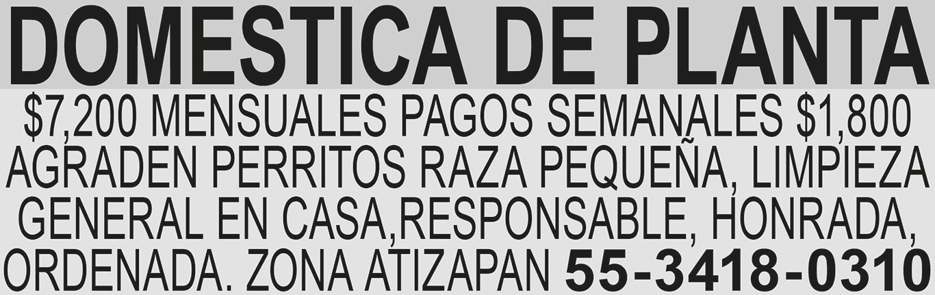 DOMESTICA DE PLANTA