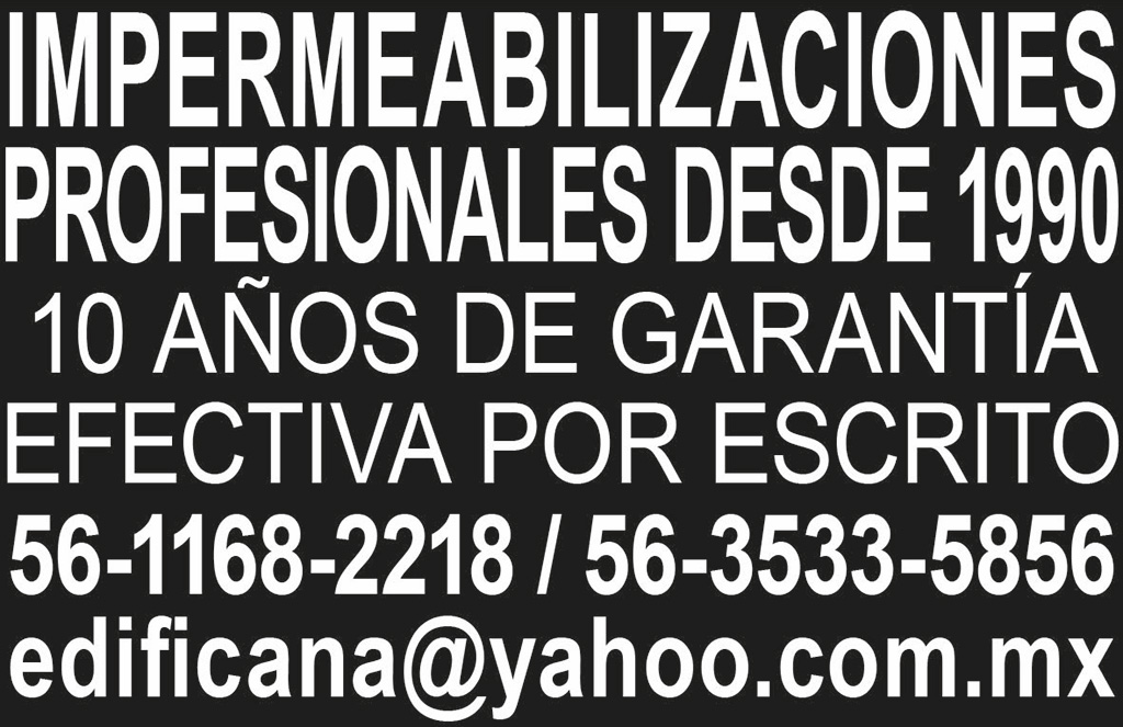 IMPERMEABILIZACIONES?PROFESIONALESDESDE 199010 A?OS