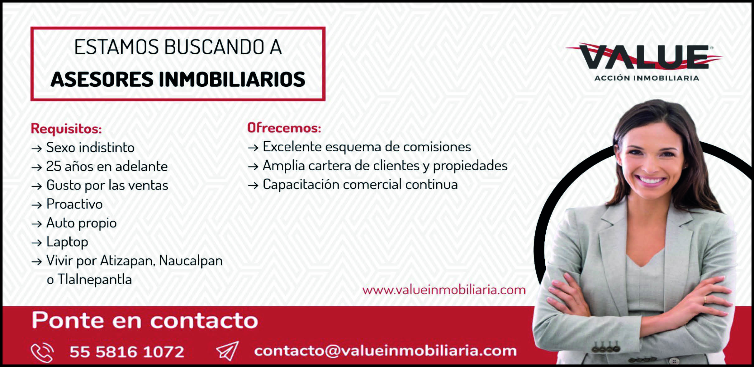 ESTAMOS BUSCANDO?ASESORES INMOBILIARIOS55-5816-1072