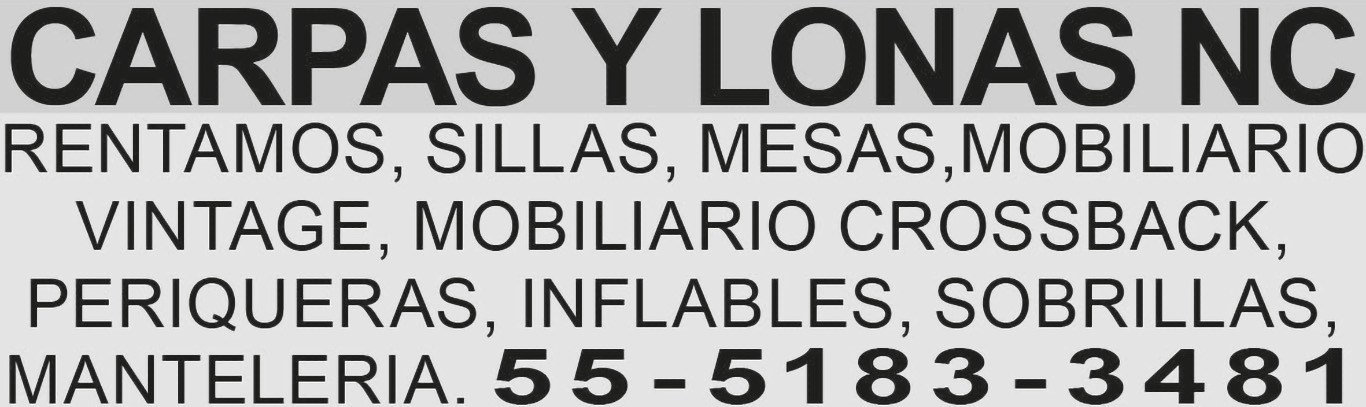 CARPAS Y LONAS