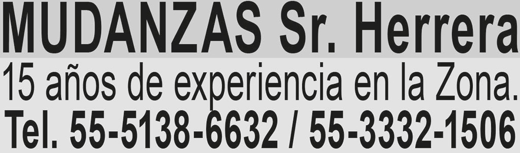 MUDANZASSR. HERRERA15 A?OS