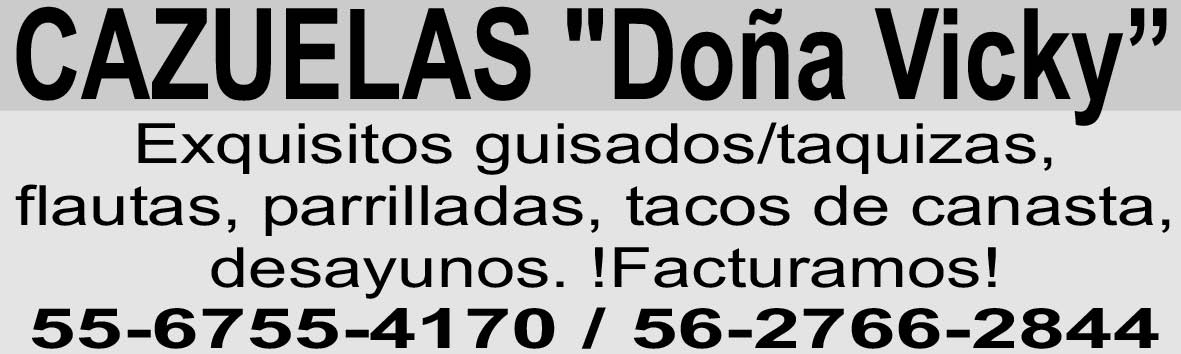 CAZUELAS?