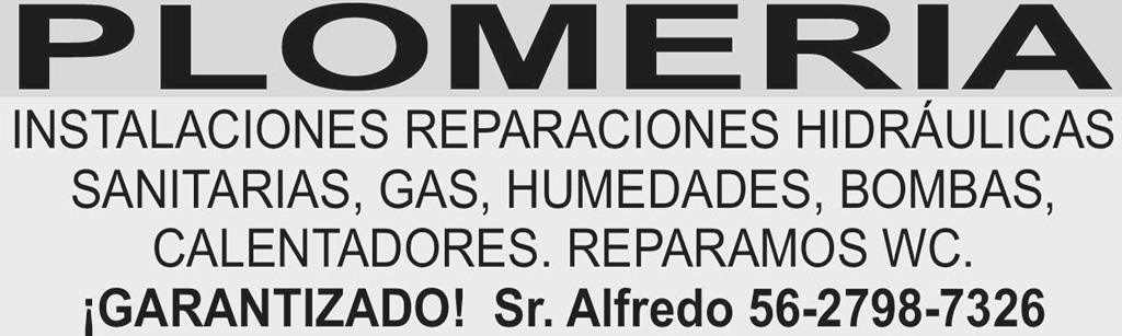 PLOMERIAINSTALACIONES REPARACIONES HIDR?ULICASSANITARIAS