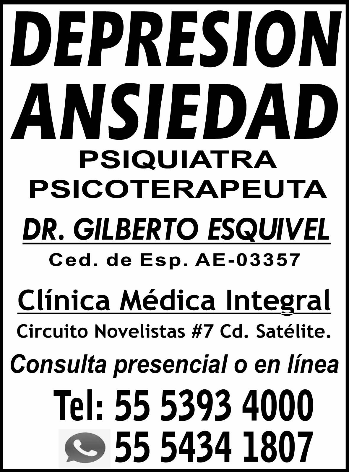 DEPRESI?N  ANSIEDADPSIQUIATRA
