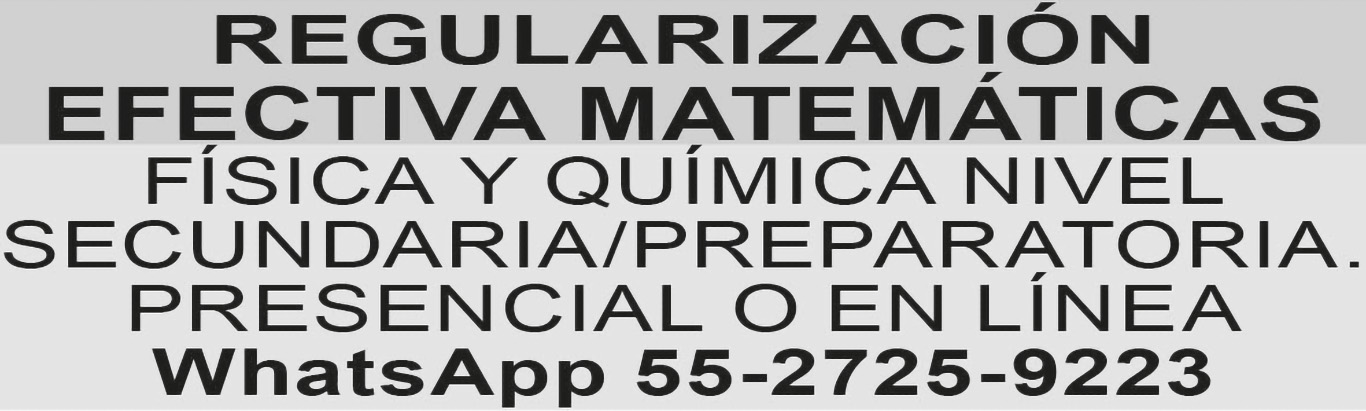 REGULARIZACI?N EFECTIVA?MATEM?TICAS F?SICA