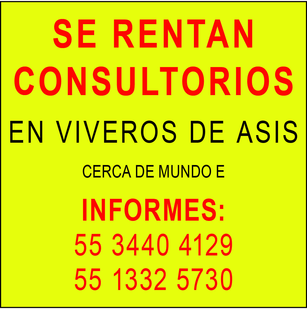 SE RENTAN CONSULTORIOSEN