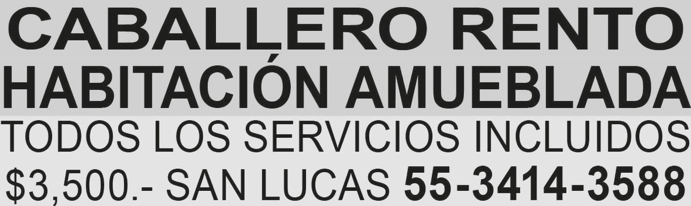 CABALLERO RENTO HABITACI?N?AMUEBLADATODOS