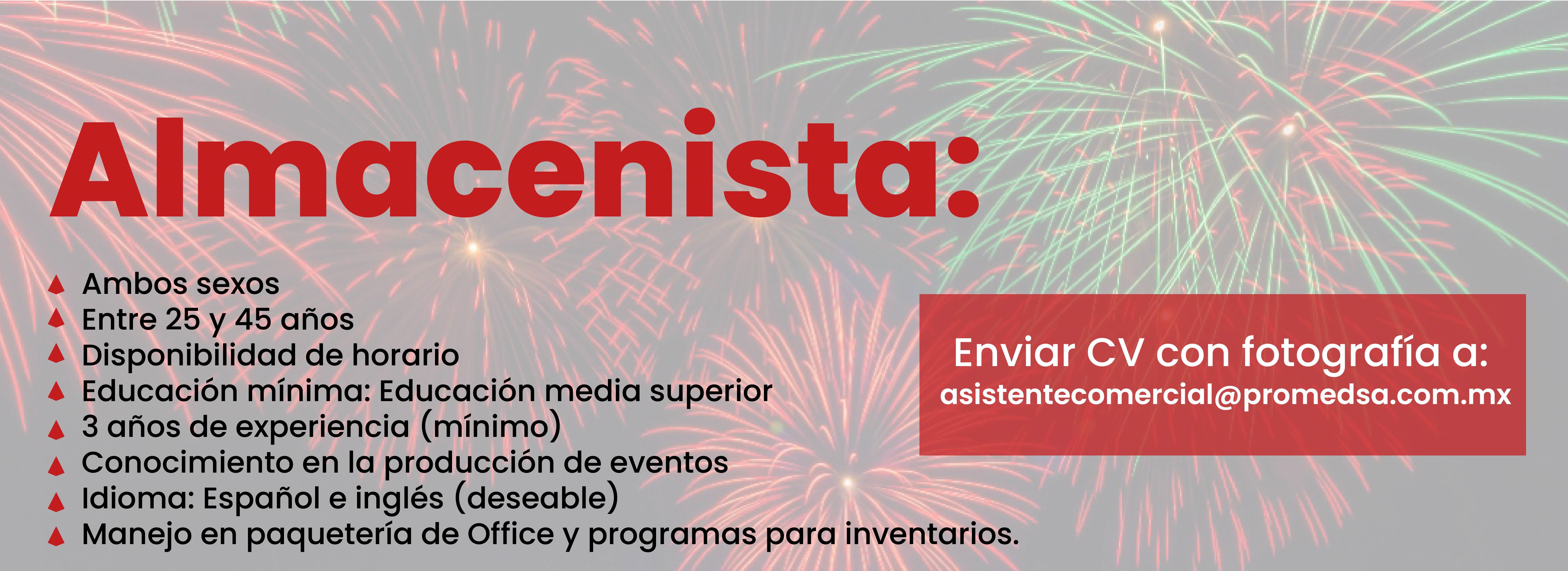 ALMACENISTAASISTENTECOMERCIAL@PROMEDSA.COM.MX  