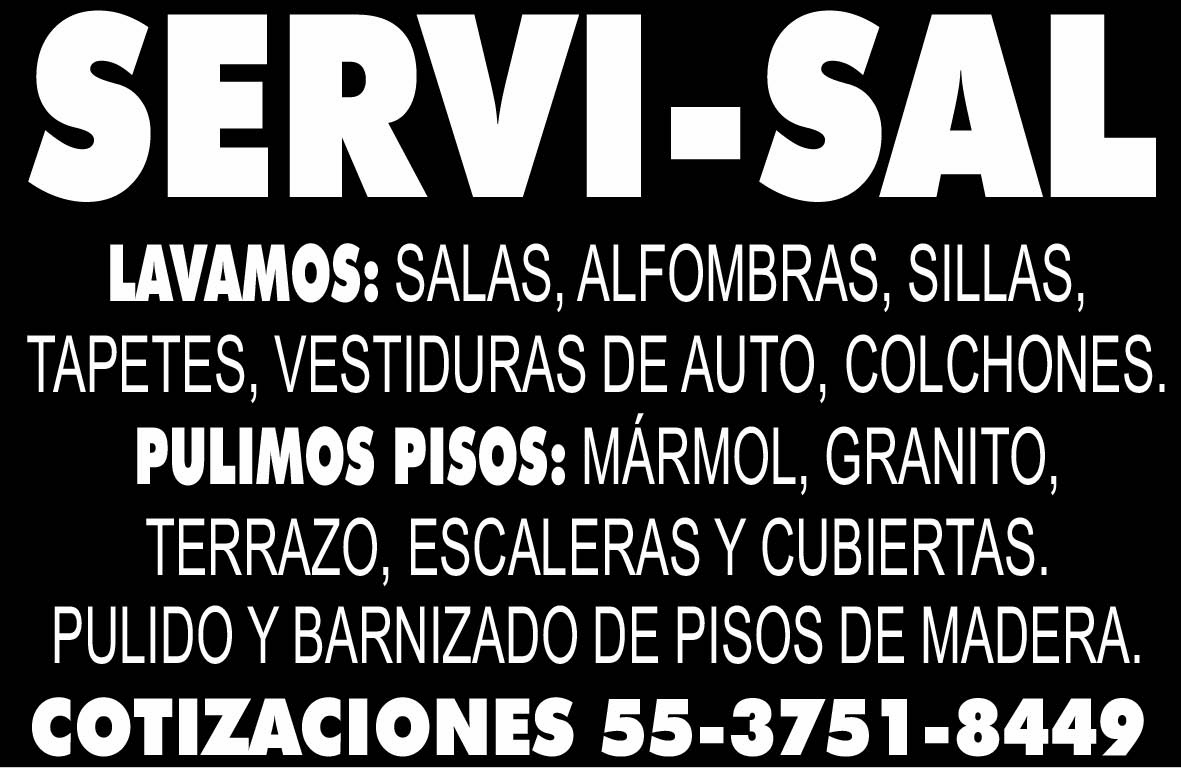 SERVI-SALLAVAMOS: SALAS 