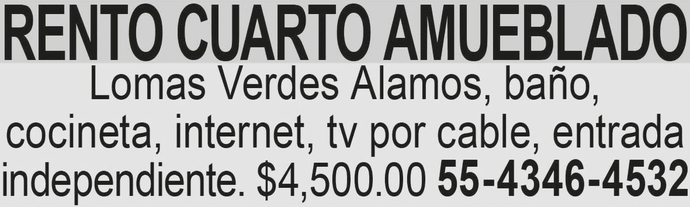 RENTO CUARTO AMUEBLADOLOMAS