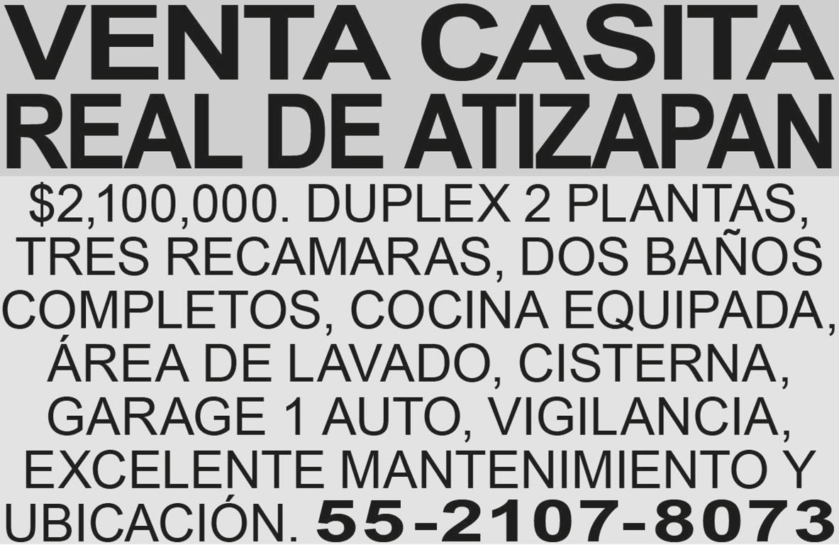 VENTA CASITA REAL