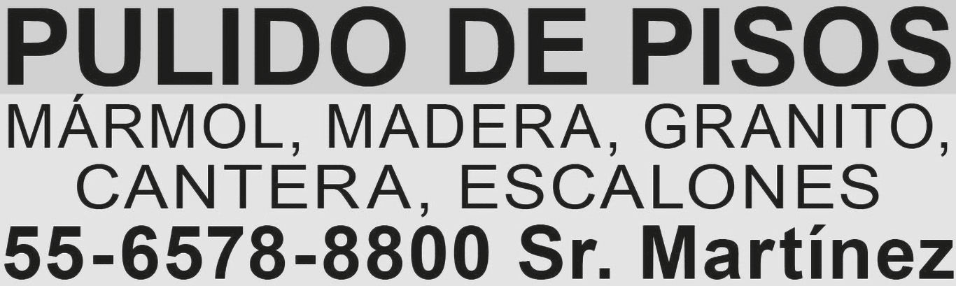 PULIDO DE PISOSM?RMOL