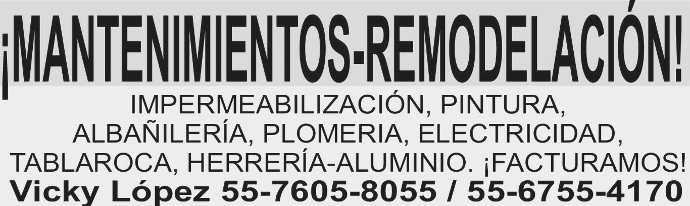 ?MANTENIMIENTOS-REMODELACI?N!IMPERMEABILIZACION  PINTURA