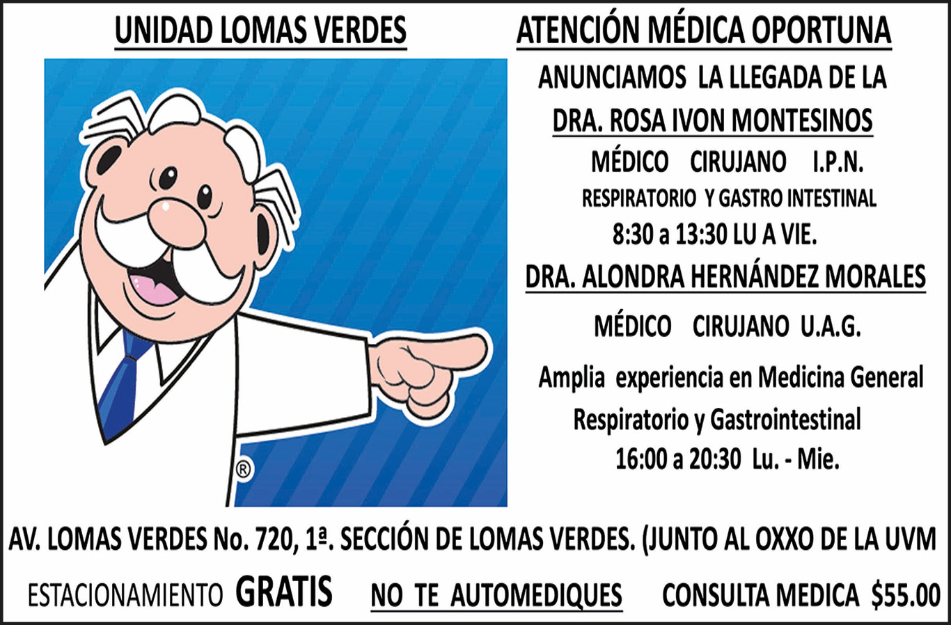 ATENCI?N?M?DICA OPORTUNA ?ANUNCIAMOS