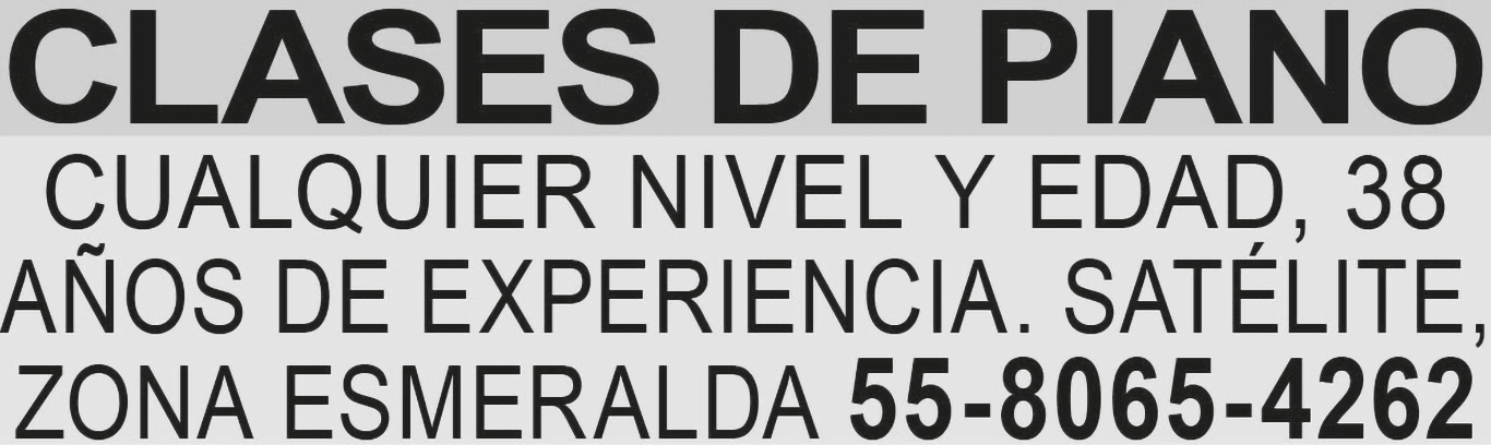 CLASES DE PIANOCUALQUIER