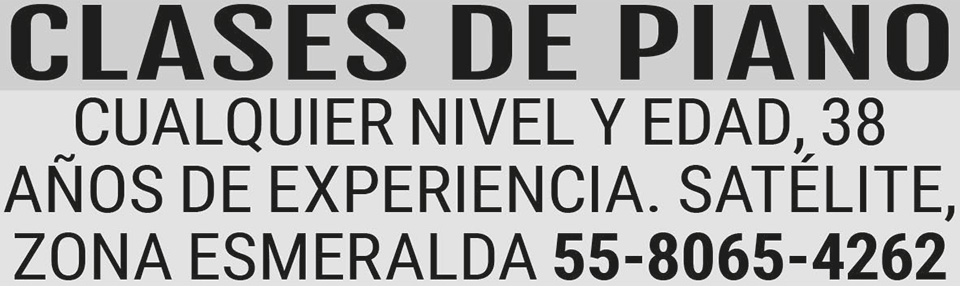CLASES DE PIANOCUALQUIER