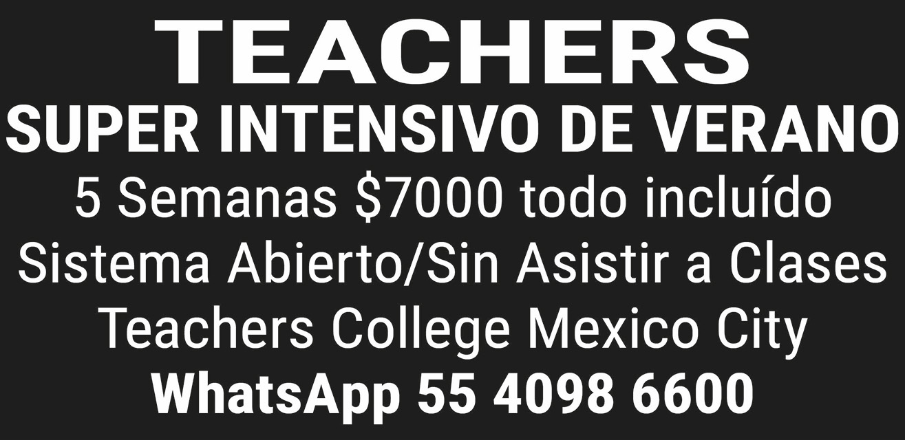 TEACHERS SISTEMA ABIERTO?CERTIF?CATE