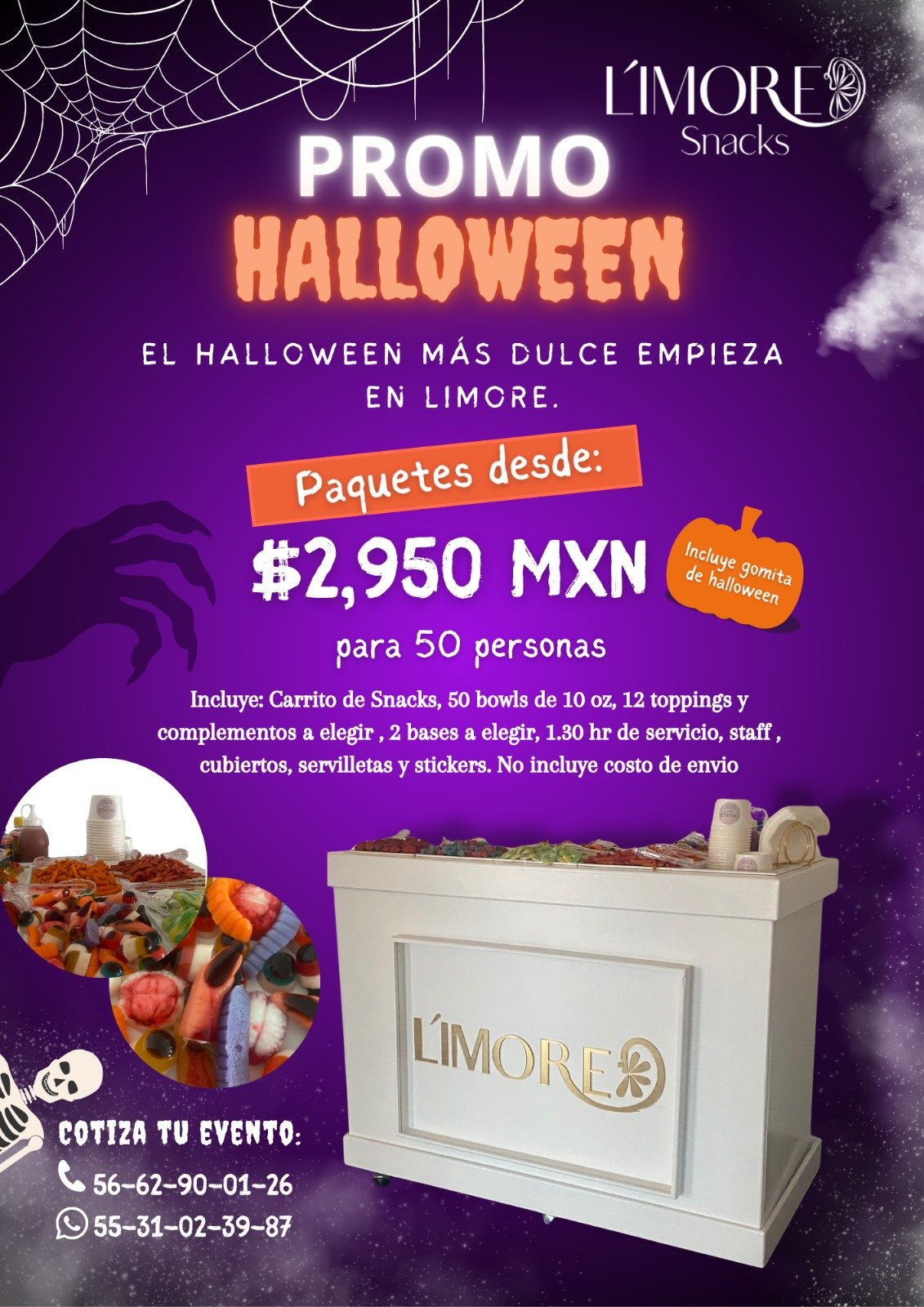 EN L'IMORE SNACKS | ¡ENDULZAMOS TUS MOMENTOS! Barra de snacks…