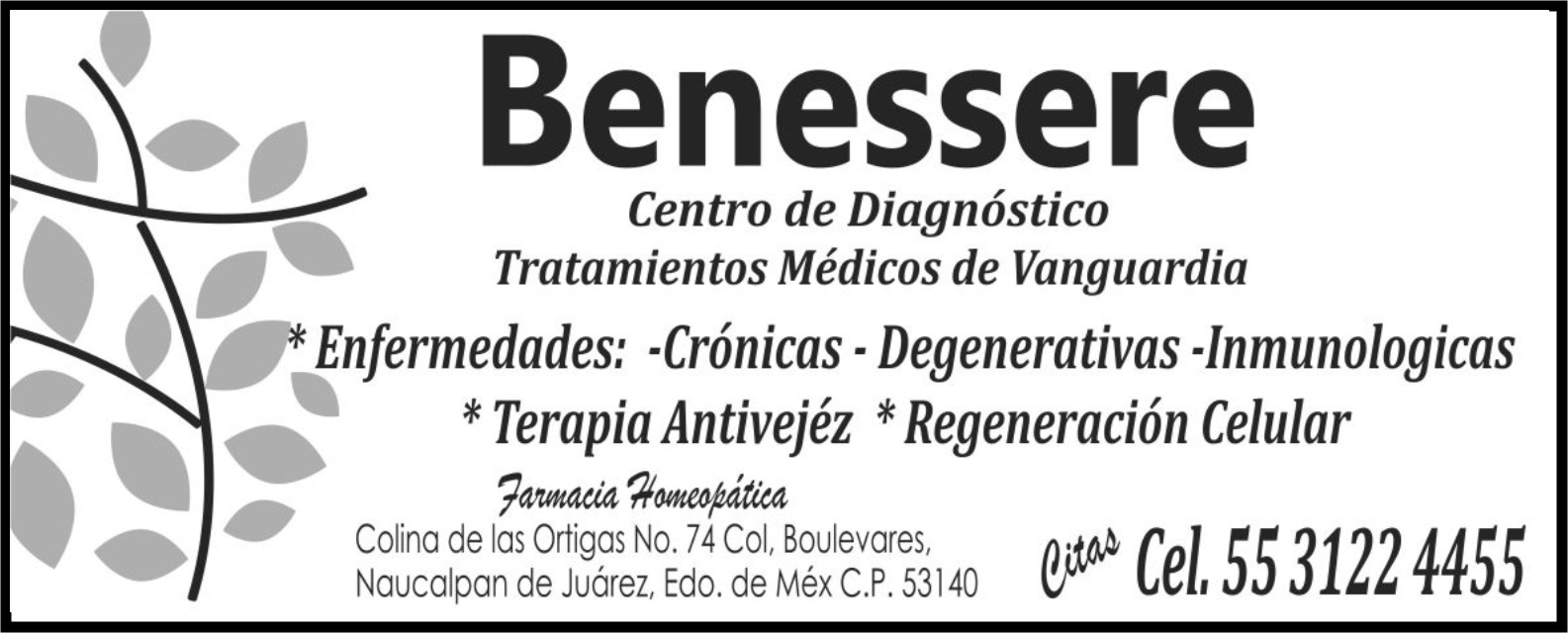 BENESSERE

CENTRO DE DIAGNOSTICO

TRATAMIENTOS