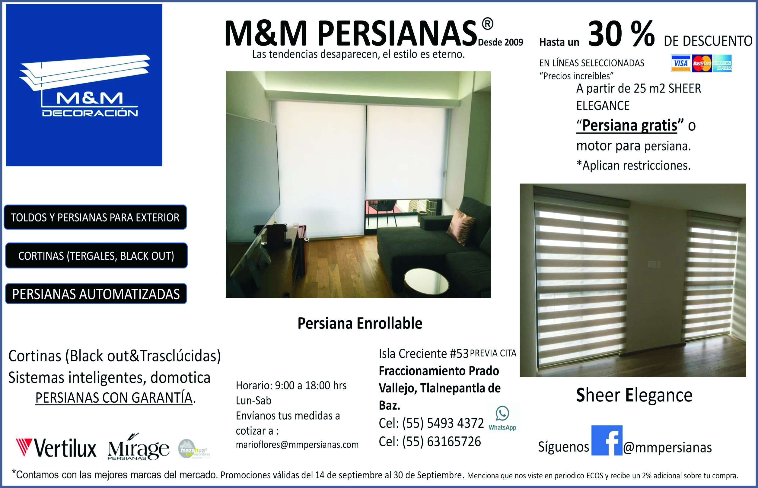 M&M PERSIANAS 5554934372