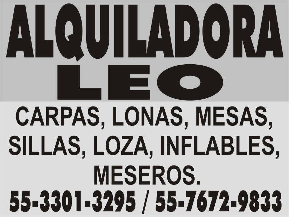 ALQUILADORA LEO

CARPAS 