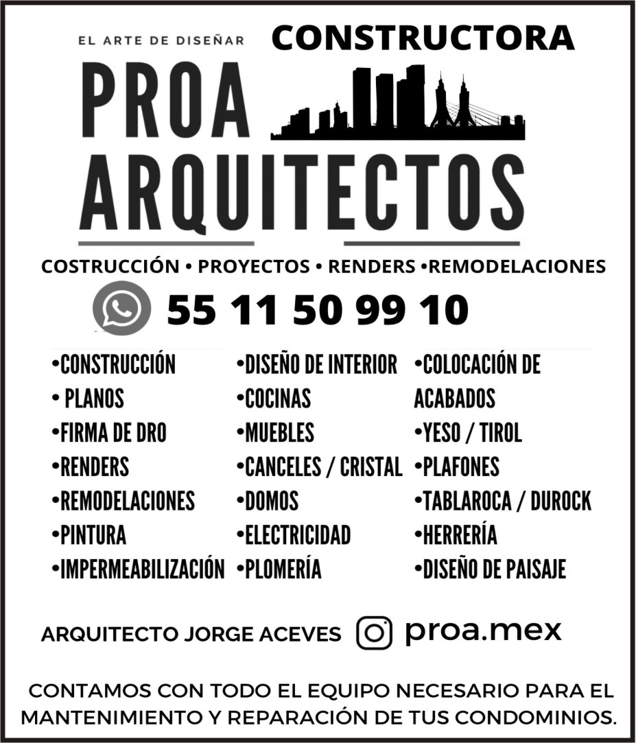 PROA ARQUITECTOS

CONSTRUCCION 